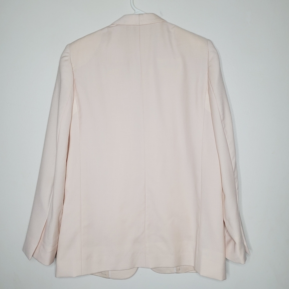 Stella McCartney Lana Wool Jacket Women's Pink Cady Blazer Size 10 Quiet Luxury - Picture 2 of 13